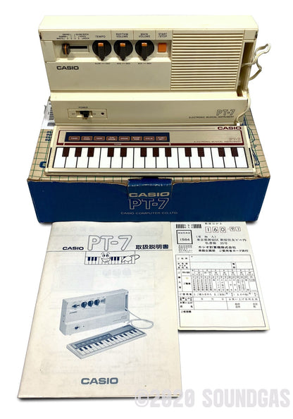 Casio PT-7 Pocket Synthesizer (Boxed)