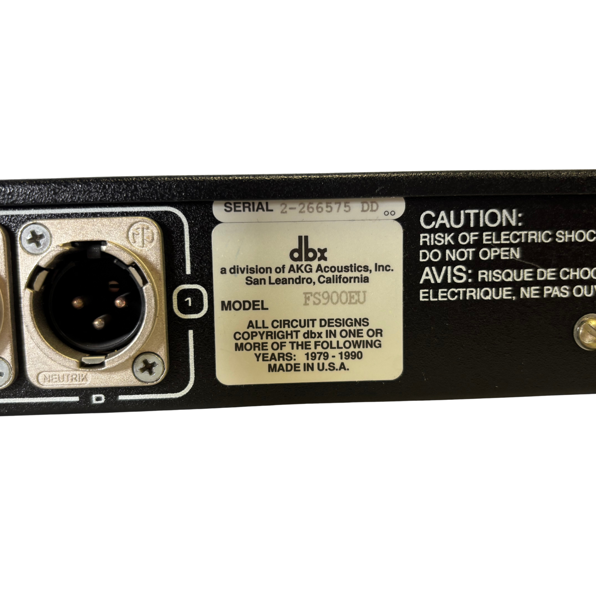 DBX FS900 Serial (266575)