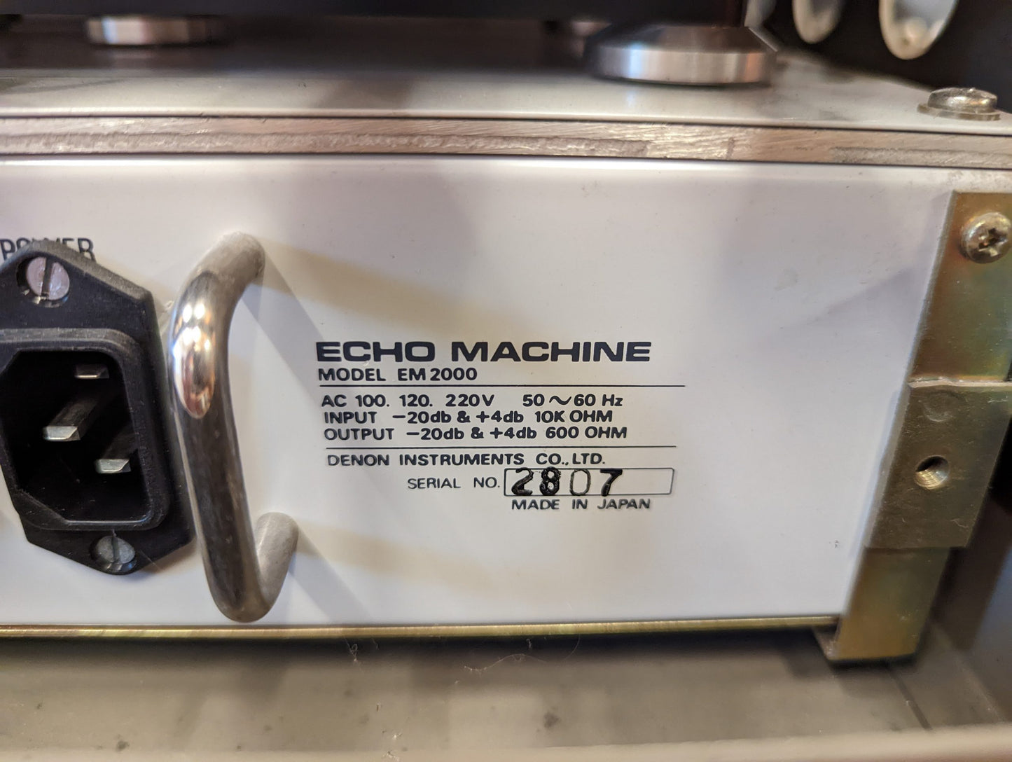 Denon DIC EM-2000 1/2" Tape Echo