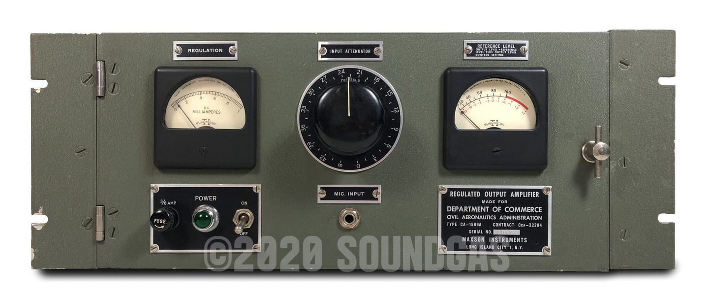 Maxson / Dept. of Commerce CA-1589A Valve Compressor