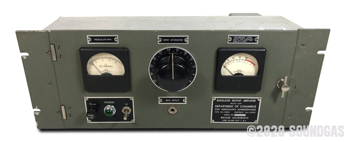 Maxson / Dept. of Commerce CA-1589A Valve Compressor