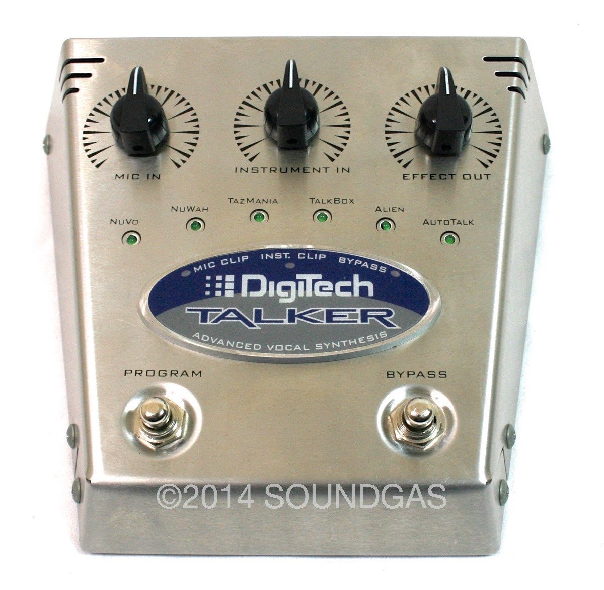 Digitech Talker Effect Pedal (Top Front)