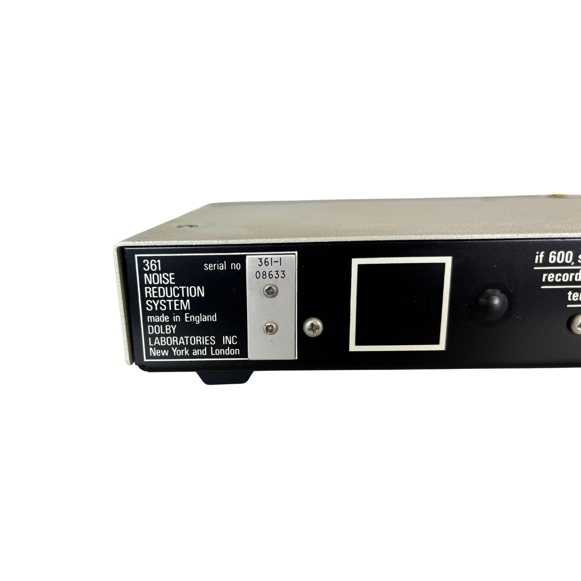 配信機器・PA機器・レコーディング機器 Dolby 361 A-Type Noise reduction system Dolby 361 Processor with Cat 22 Dolby A Noise Reduction Card Vocal
