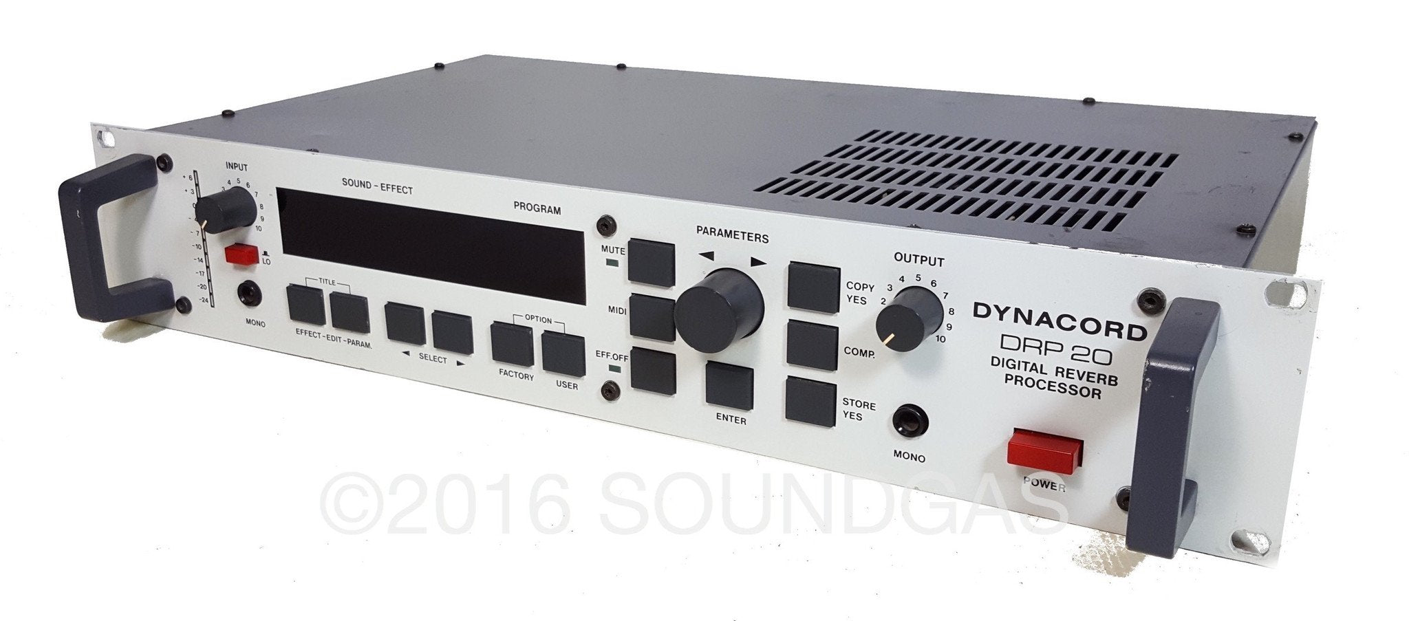 Dynacord DRP 20 Digital Reverb Processor FOR SALE – Soundgas