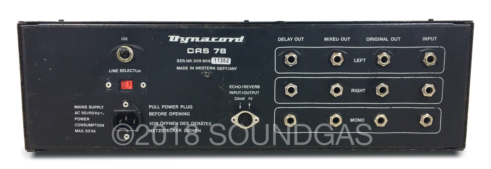 Dynacord DRS-78 Digital Reverberation System