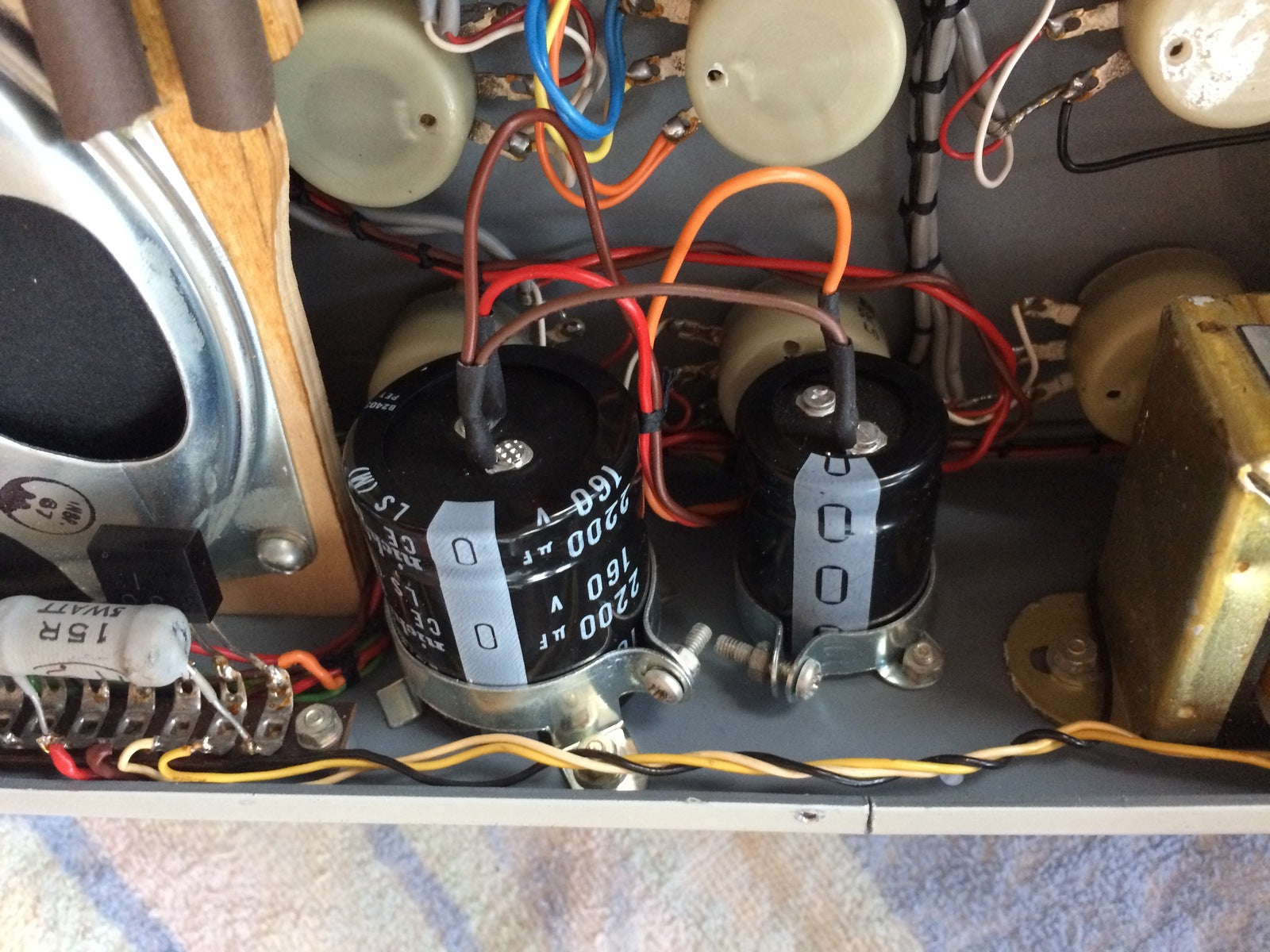 EMS Synthi A Mk1 Caps (Serial 4015)