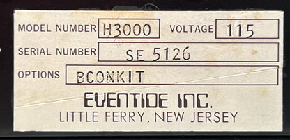 Eventide H3000 SE Ultra Harmonizer (H3500 EPROM option)