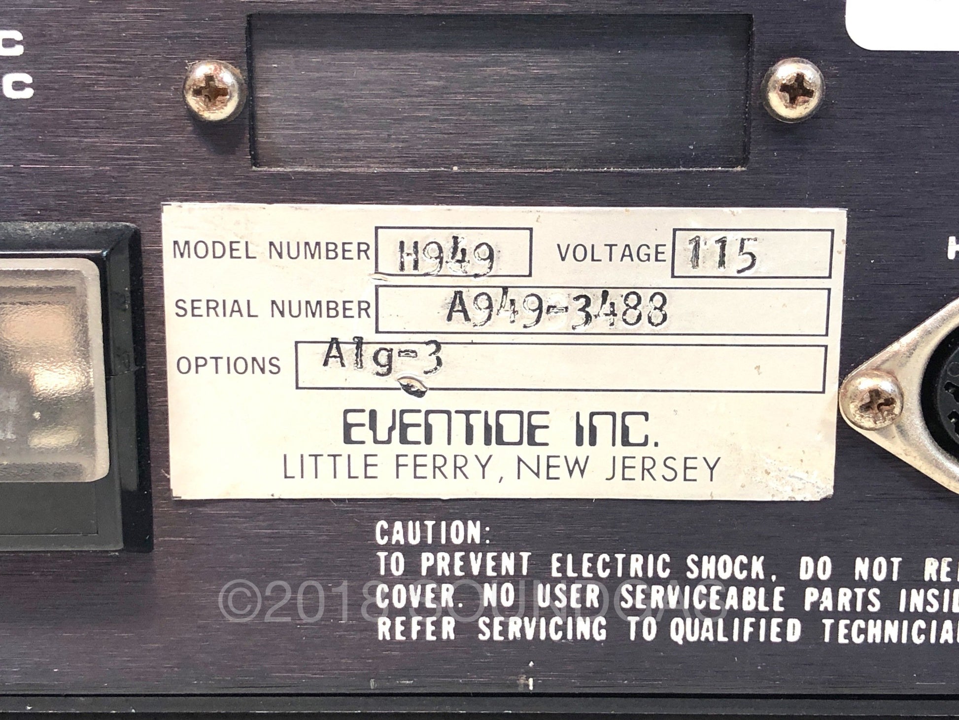 Eventide Harmonizer Model H949