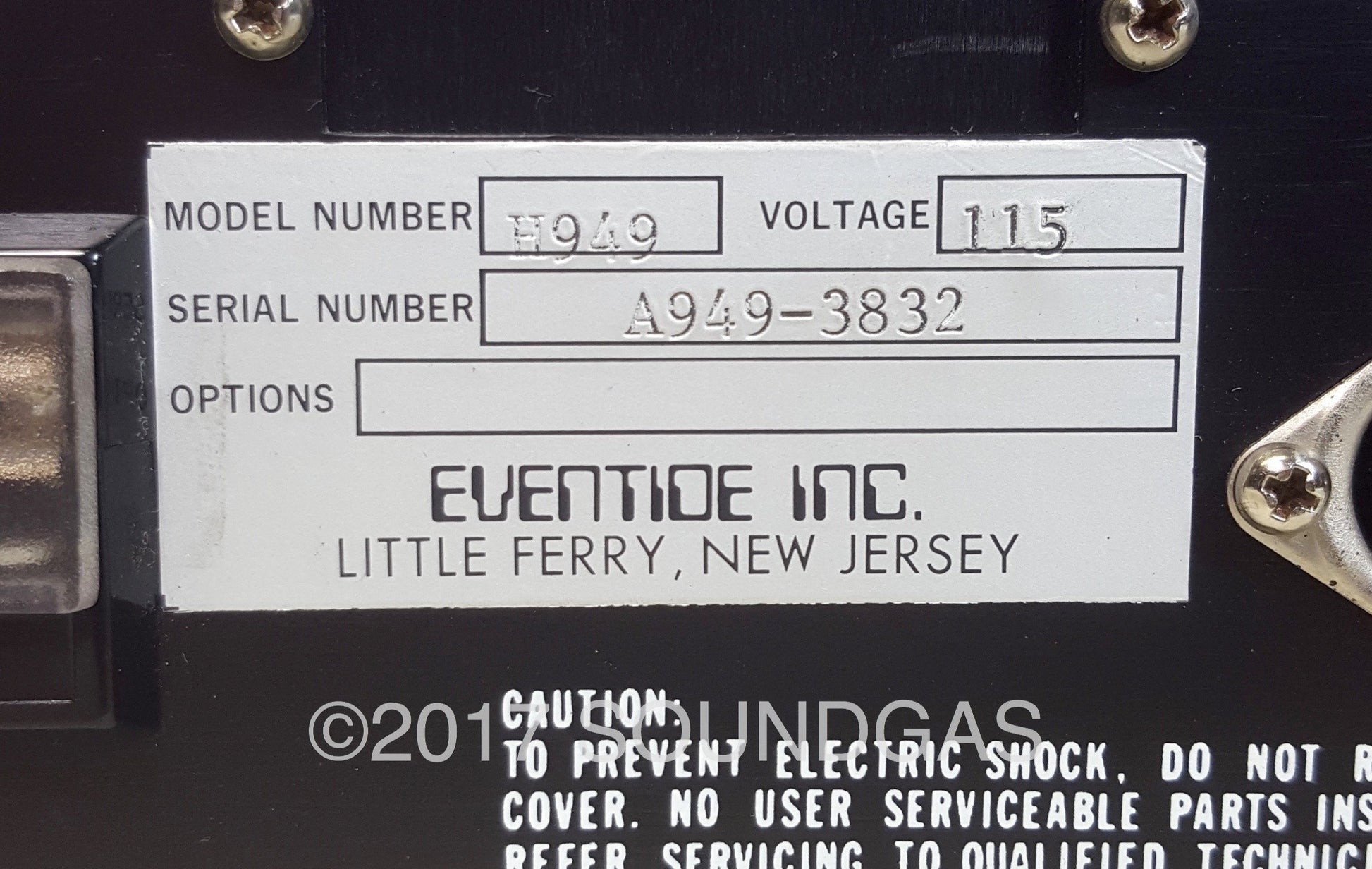 Eventide Harmonizer Model H949