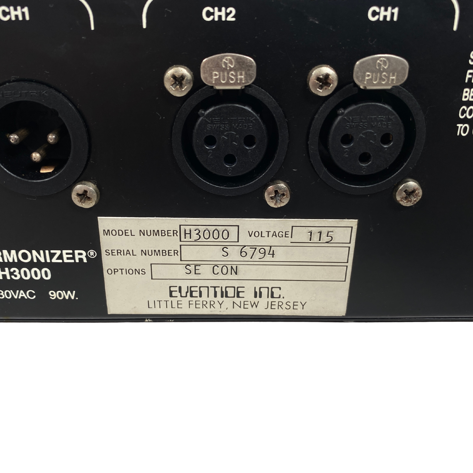 Eventide H3000 S Ultra Harmonizer (H3500 & Silent PSU Upgrade) FOR Eventide H3000 S Ultra Harmonizer (H3500 & Silent PSU Upgrade) FOR