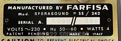 Farfisa Sferasound