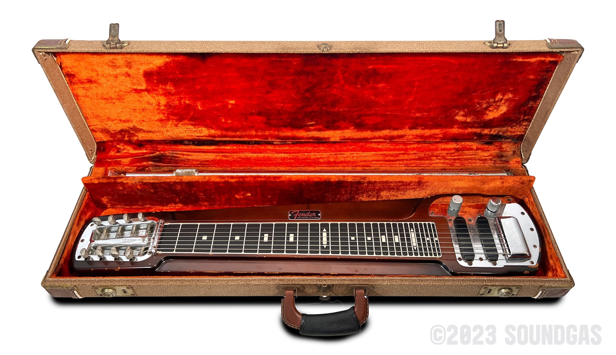 Fender Deluxe 8 'Stringmaster' Eight String Lap Steel Guitar 1960s FOR ...