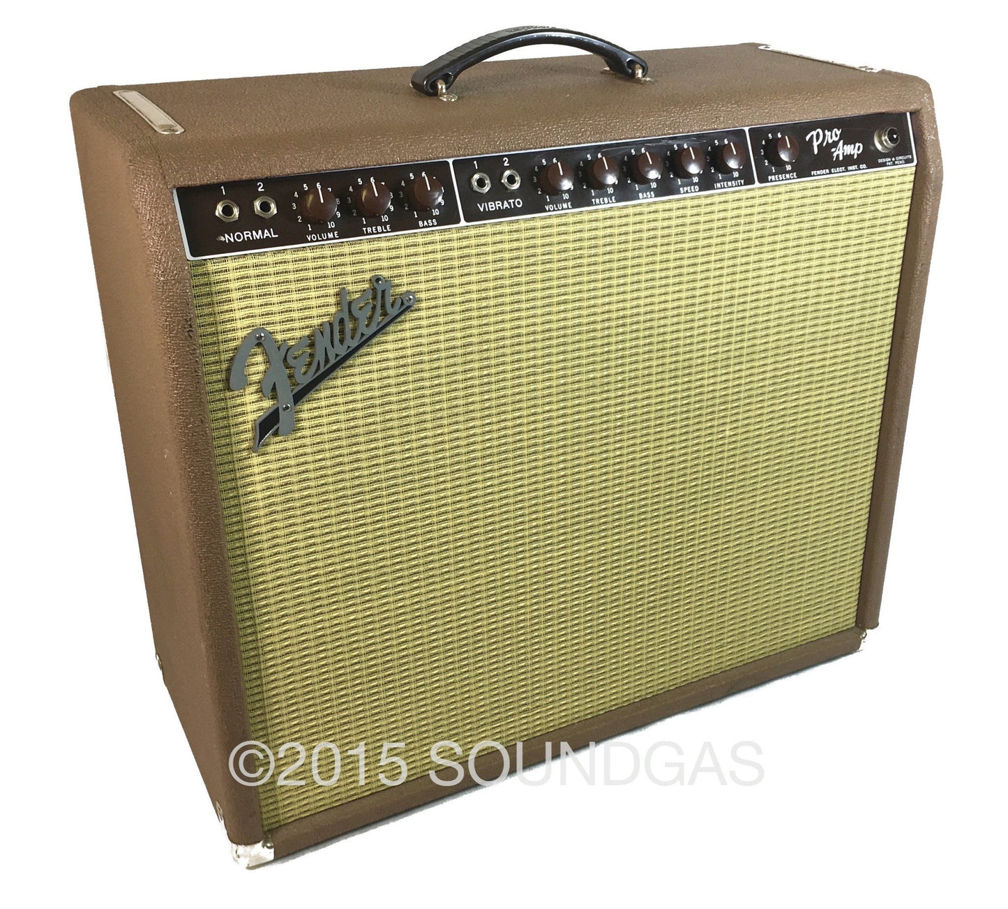 1961 BROWNFACE FENDER PRO AMP