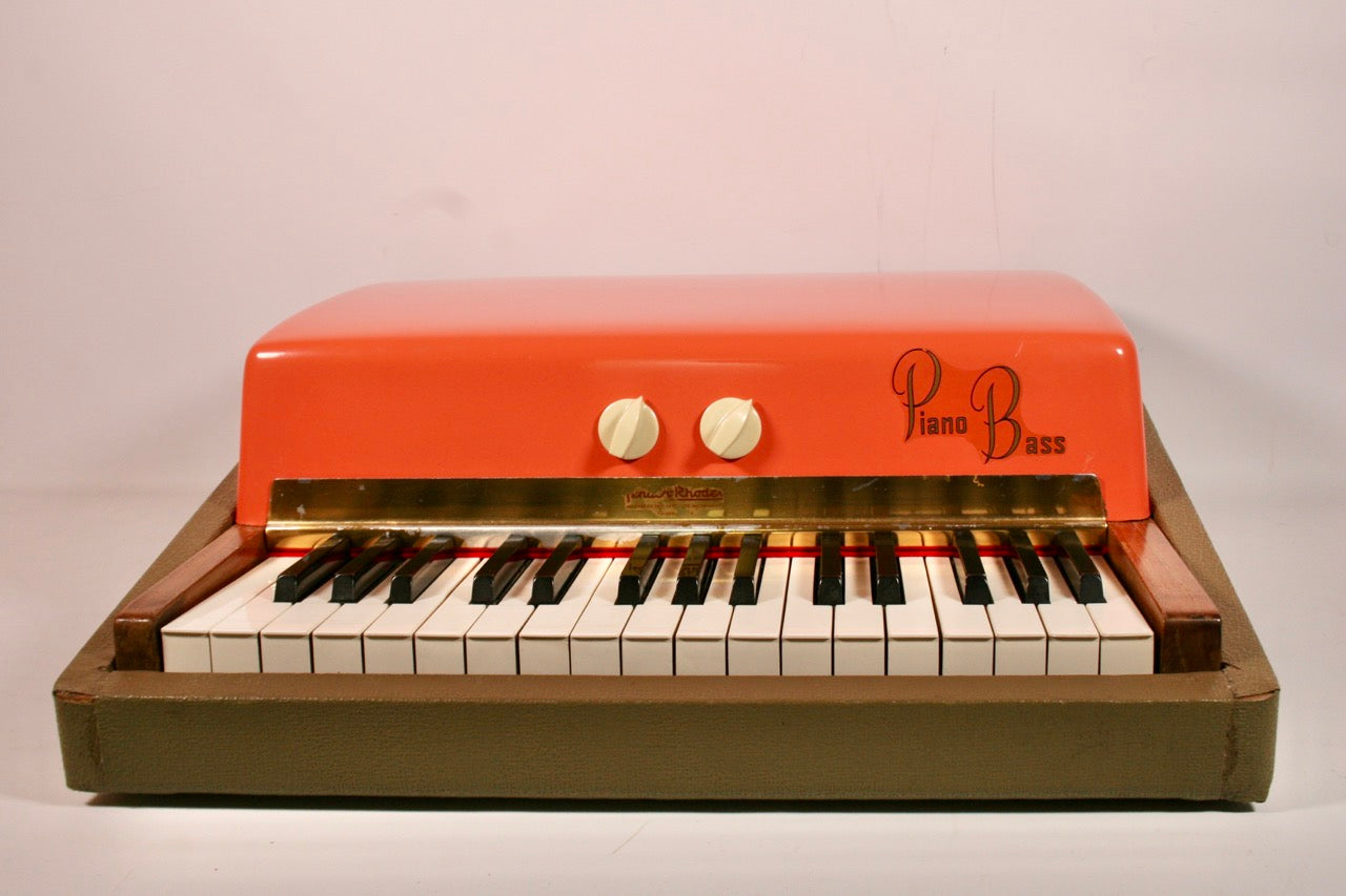 Fender Rhodes Piano Bass Fiesta Red 1960