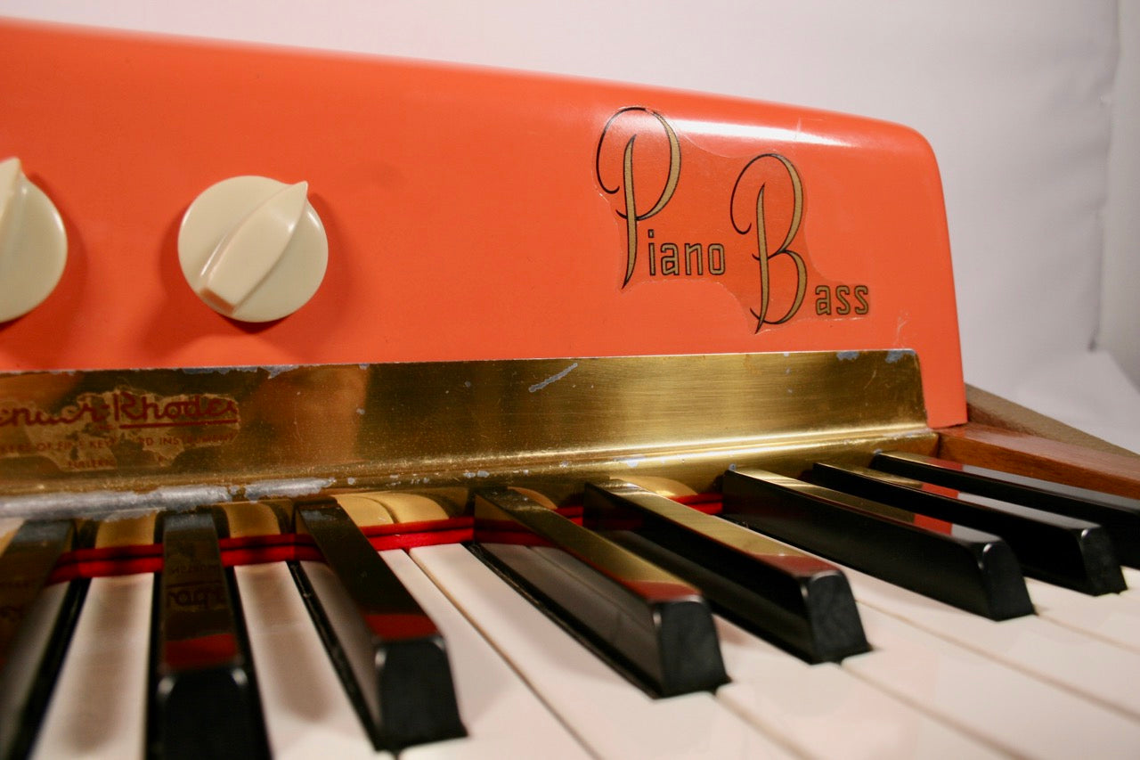 Fender Rhodes Piano Bass Fiesta Red 1960