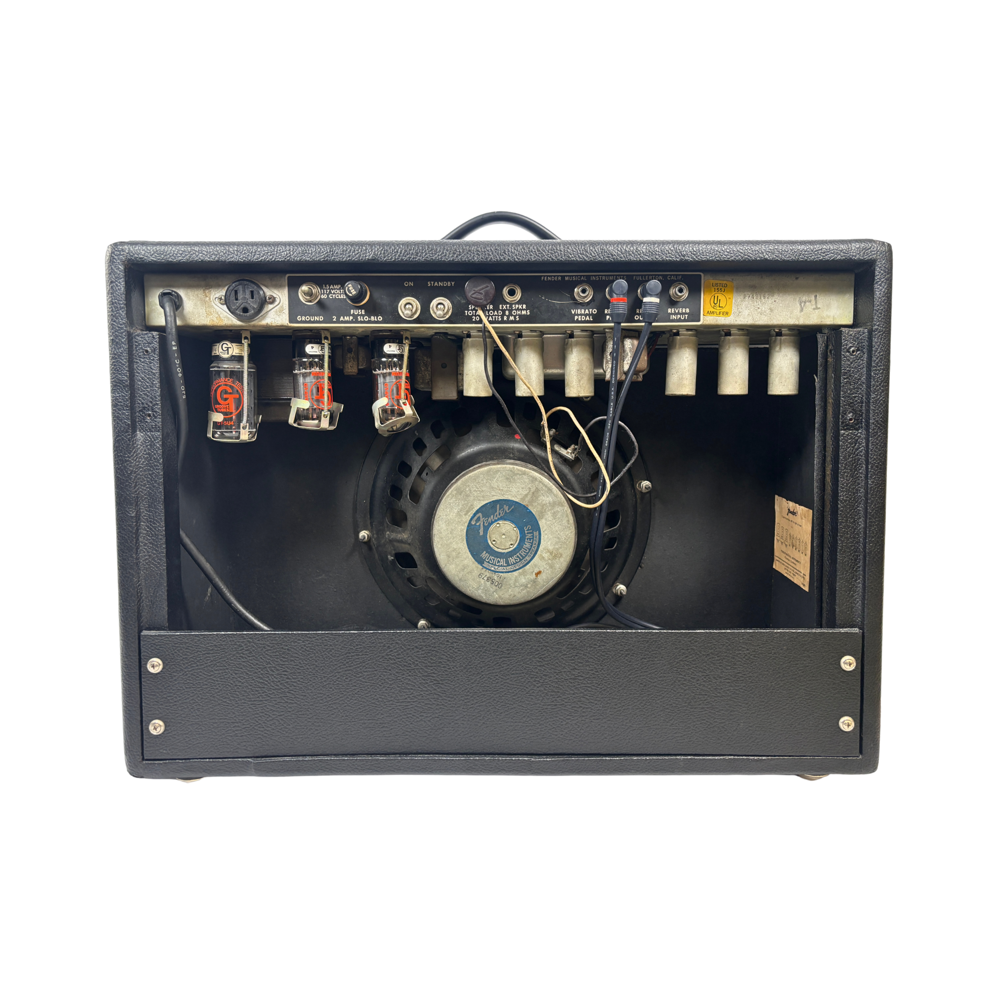 Fender Deluxe Reverb - SN 742162 back