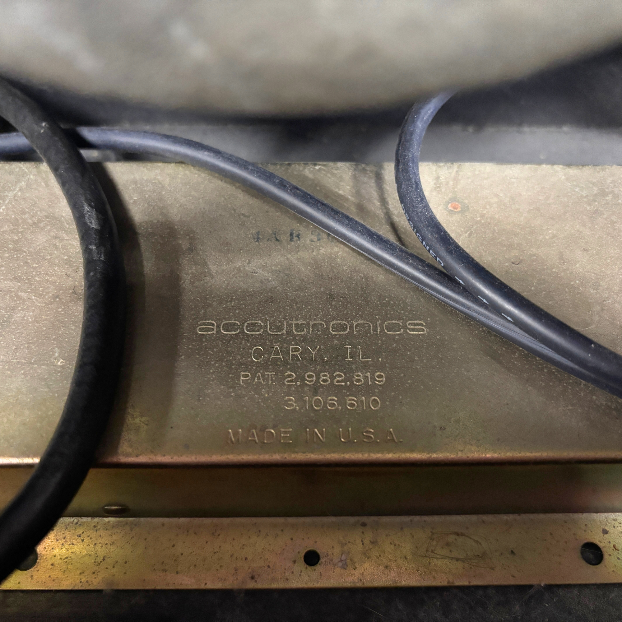 Fender Deluxe Reverb - SN 742162  serial plate