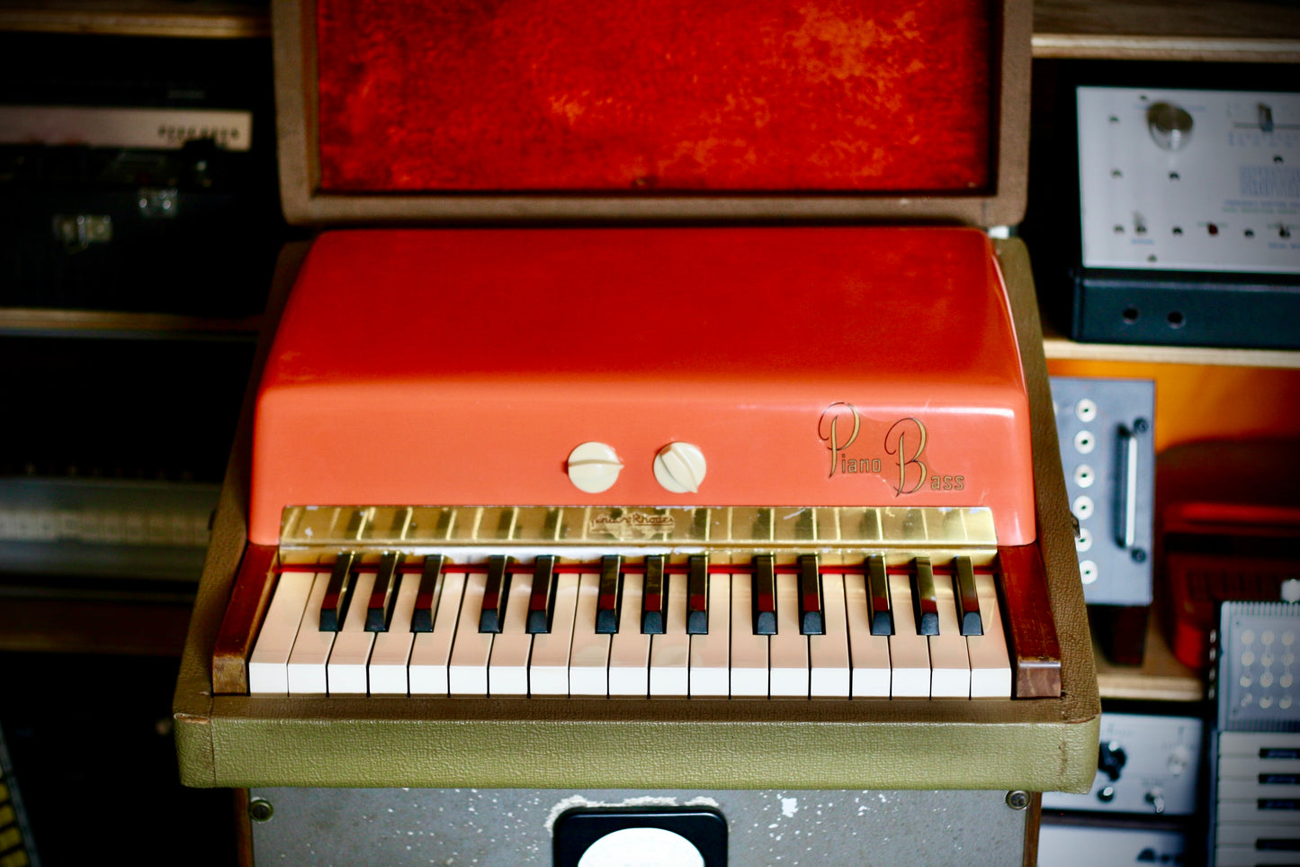 Fender Rhodes Piano Bass Fiesta Red 1960