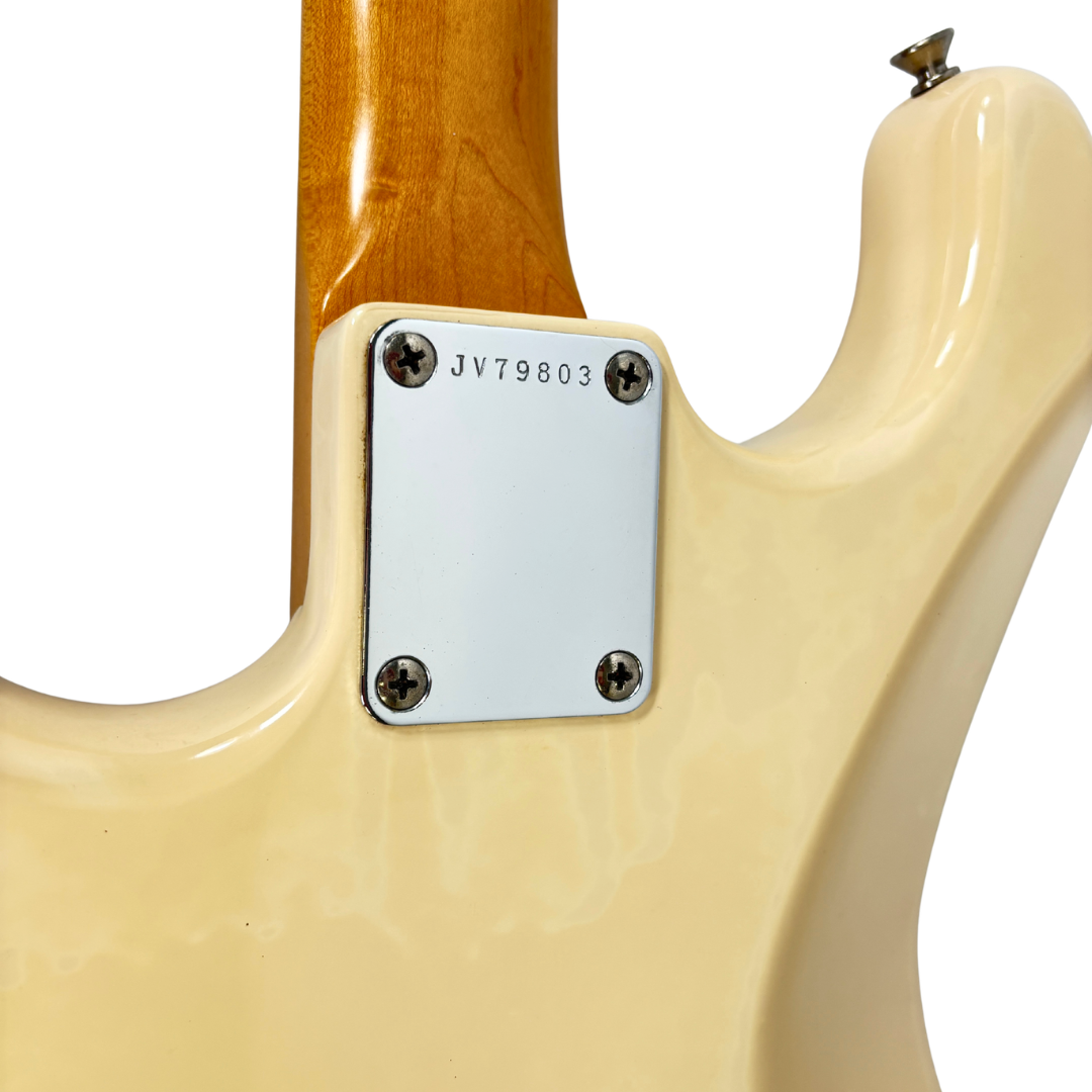 Fender Squier Stratocaster - SN JV79803 serial plate