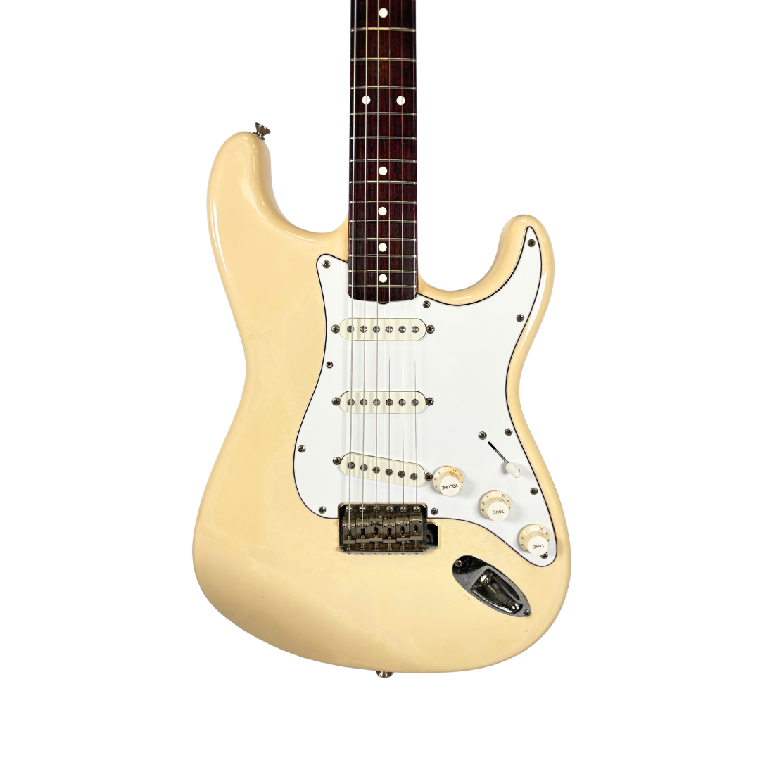 Fender Squier Stratocaster - SN JV79803 close up