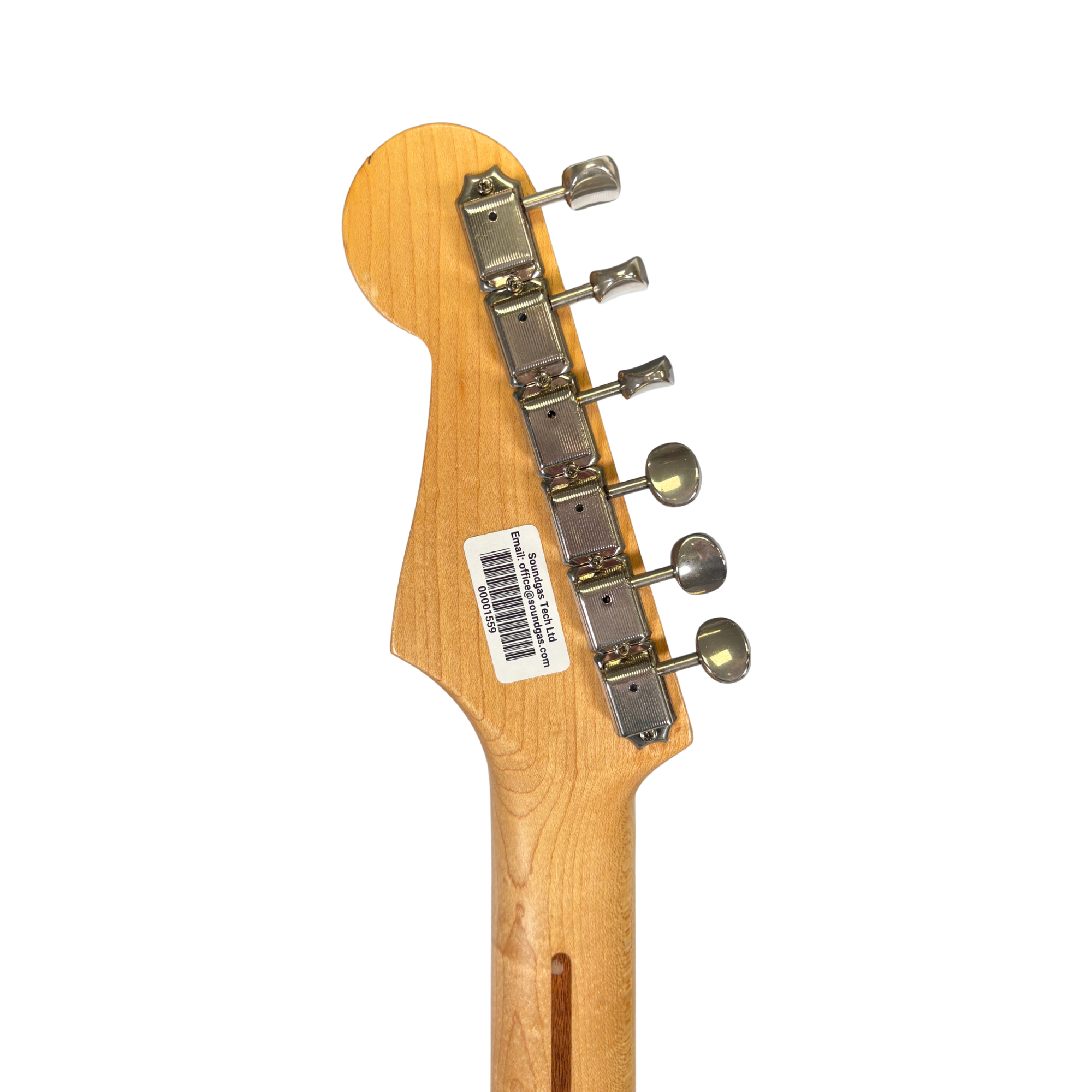 Fender Stratocaster ST57LS VWH (SN Q015519) head back