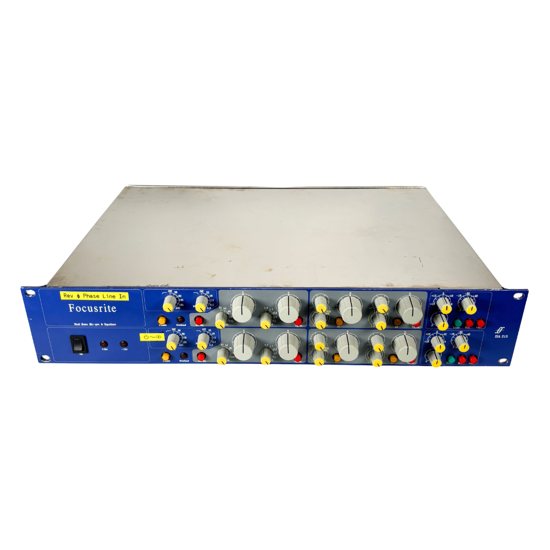 Focusrite ISA 215 Dual Channel Mic Pre/EQ - SN FO2683T top