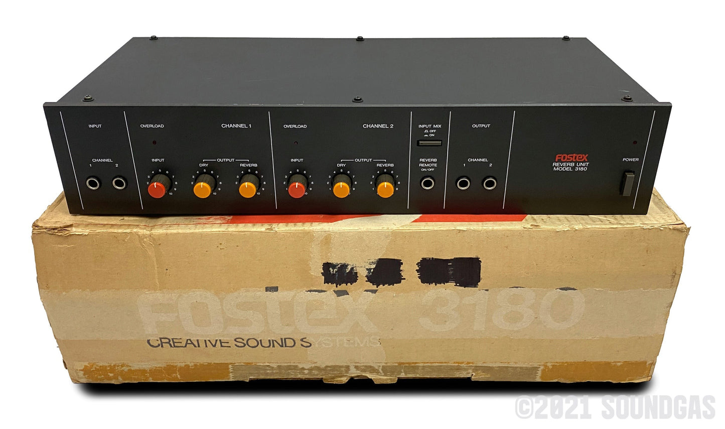 Fostex Model 3180 2-Channel Reverb