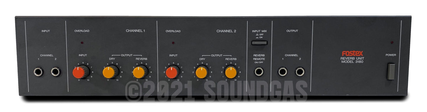 Fostex Model 3180 2-Channel Reverb