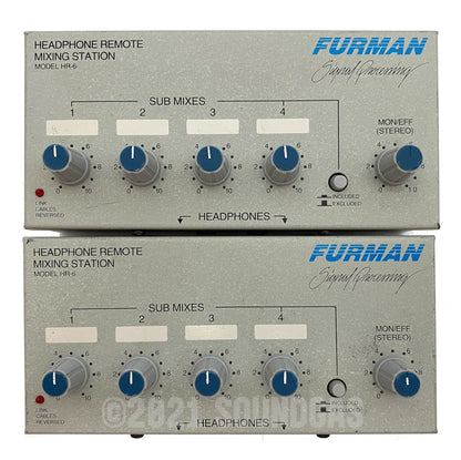 Furman HDS-6 & 2x HR-6 - Headphone Distribution System