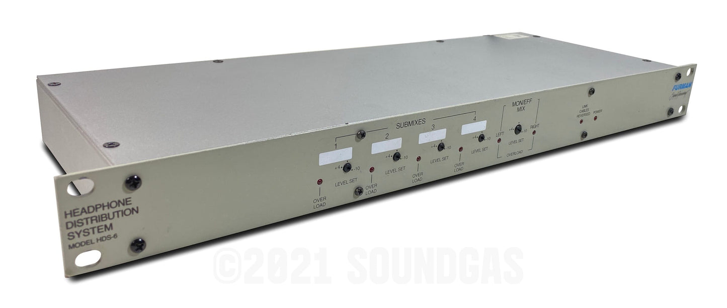 Furman HDS-6 & 2x HR-6 - Headphone Distribution System