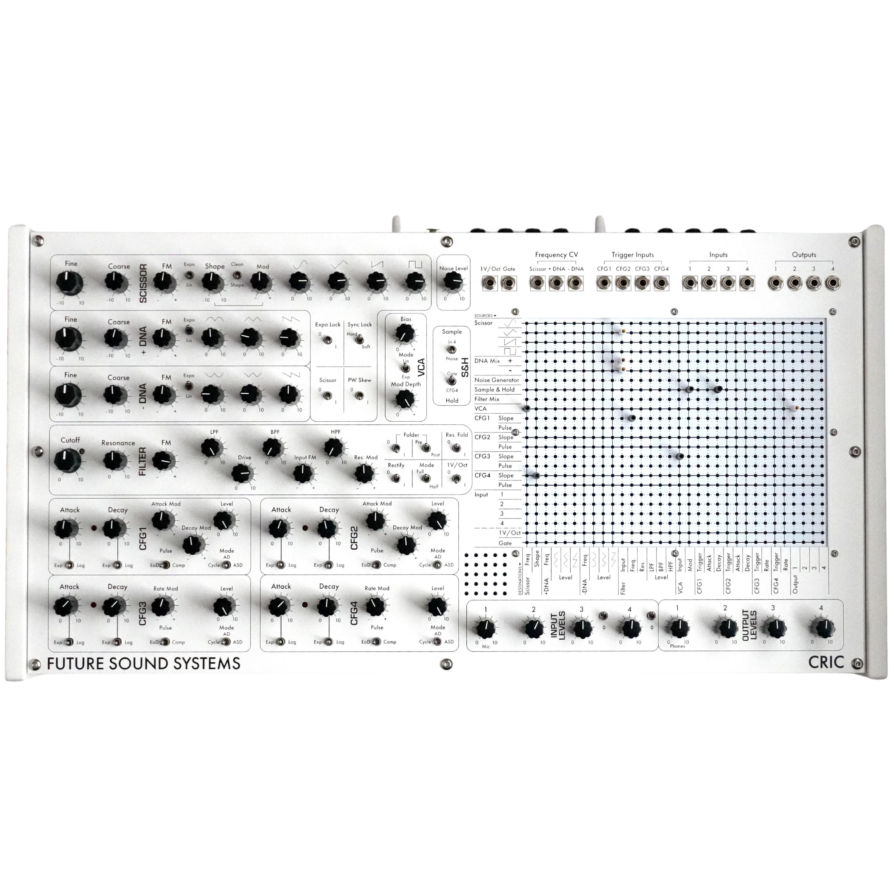 Future Sound Systems Cric Synthesizer - Greyscale Limited Edition - PREORDER