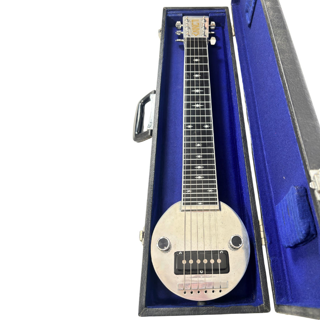 Excel Fuzzy Frypan 6 String Lap Steel Guitar - BC 1594 close up