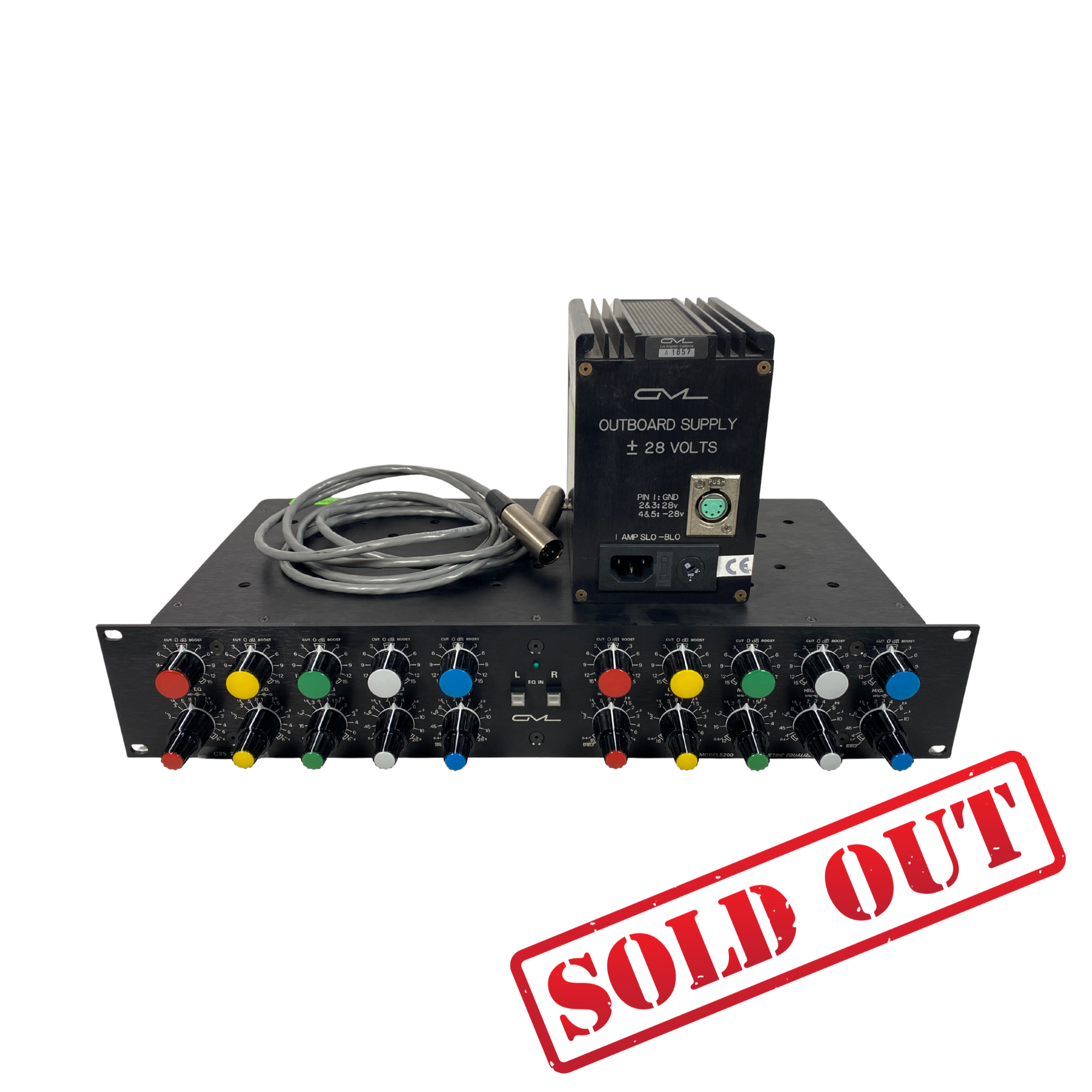 GML 8200 Stereo Parametric EQ - SN E2868