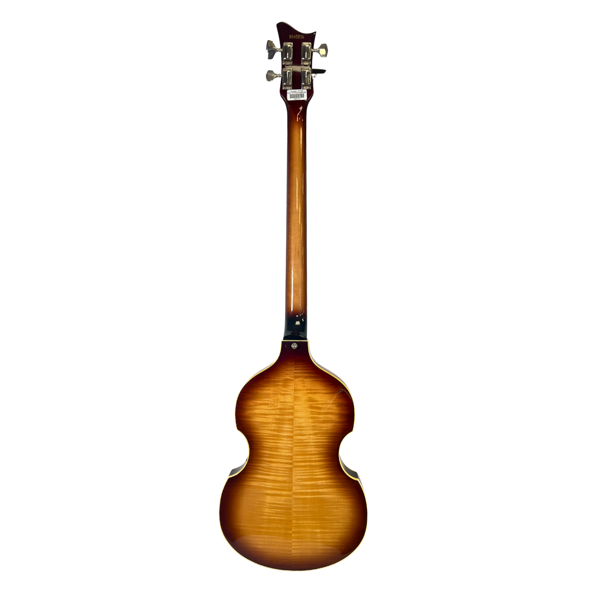 Greco Violin Bass VB - SN 840936 back