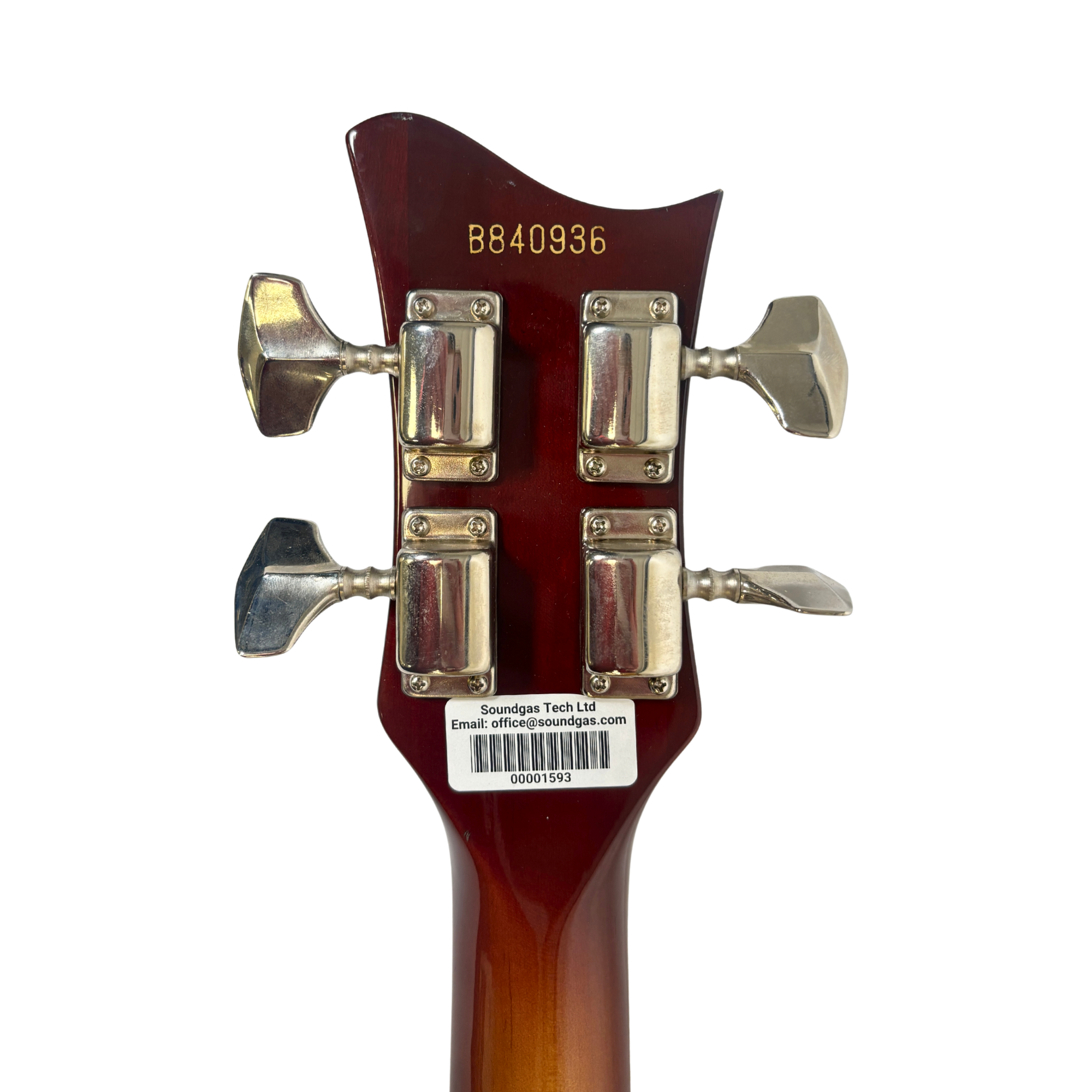 Greco Violin Bass VB - SN 840936 head back