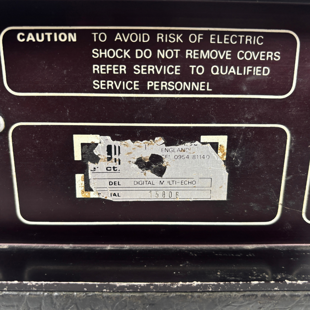 HH Digital Multi-Echo - SN 15806 serial plate