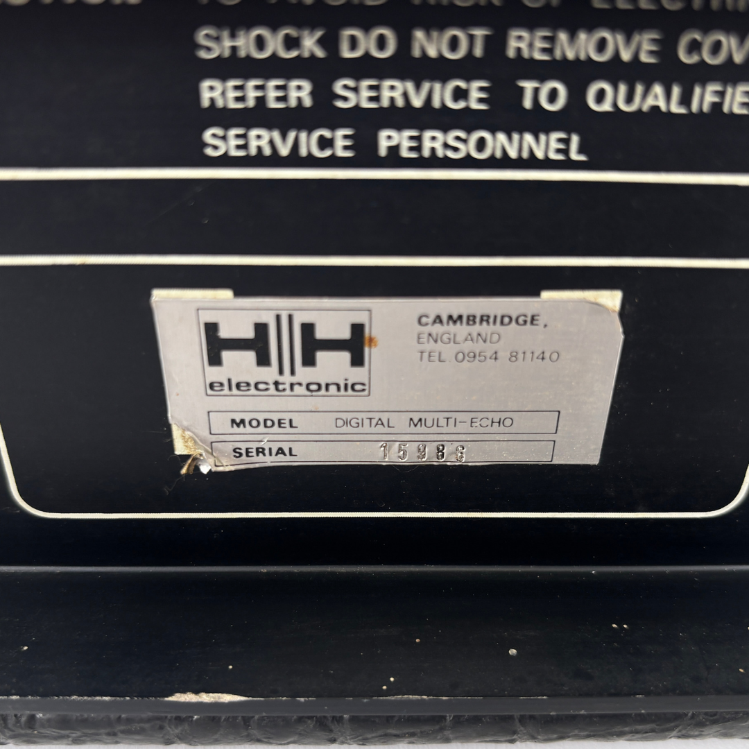 HH Digital Multi-Echo - SN 15986 serial plate