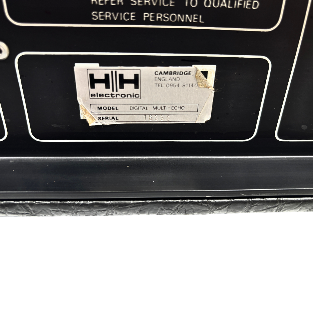 HH Digital Multi-Echo - SN 16332 serial plate