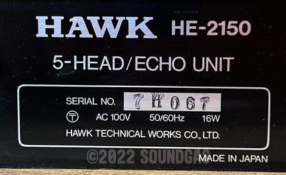 Hawk HE-2150A Open Reel Tape Echo