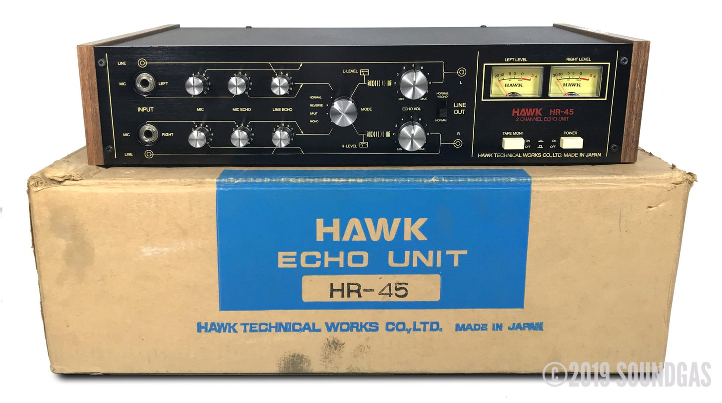 Hawk HR-45 Stereo Spring Reverb - Boxed