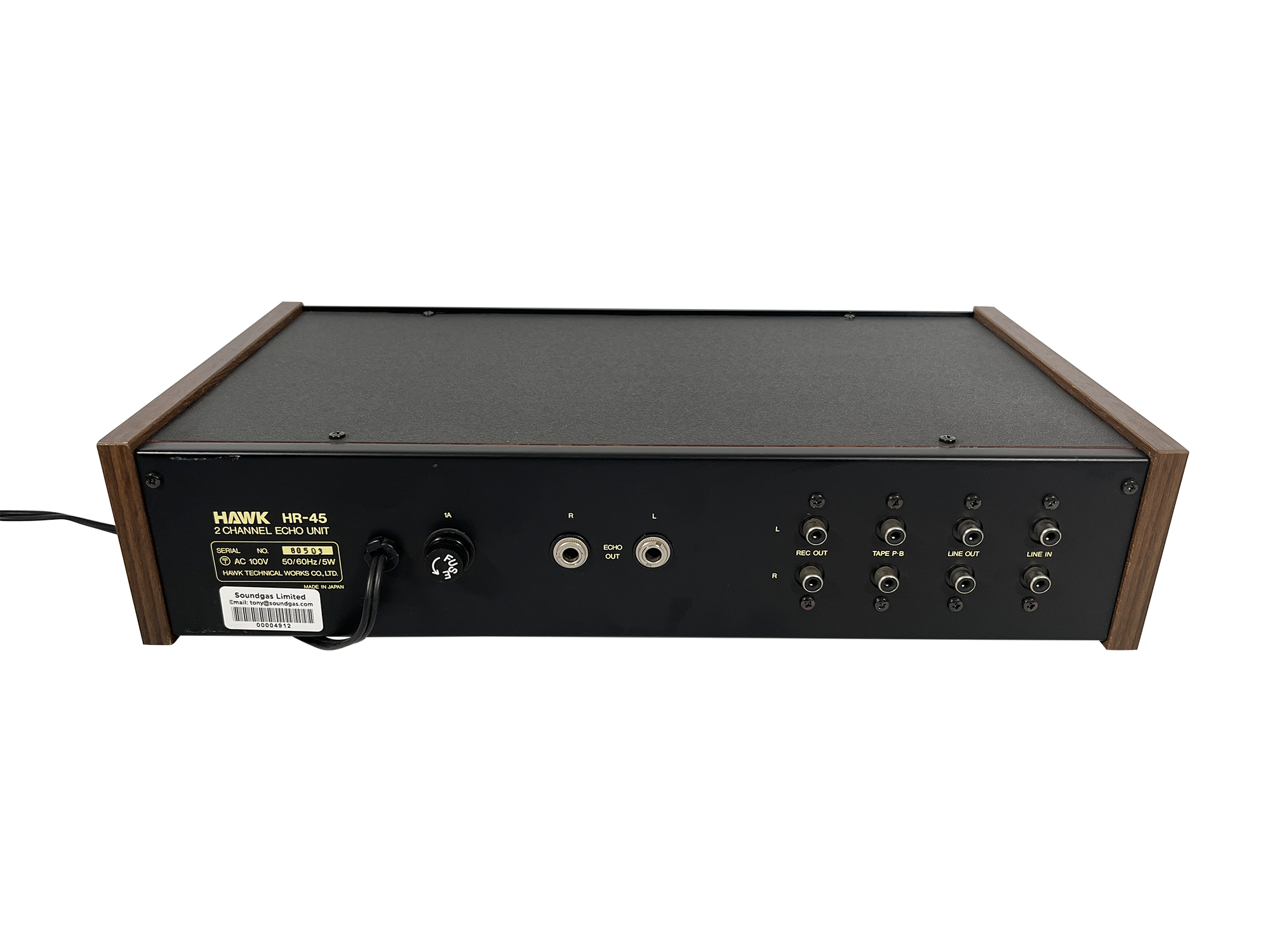 Hawk HR-45 Stereo Spring Reverb FOR SALE – Soundgas Hawk HR-45 Stereo Spring Reverb FOR SALE – Soundgas