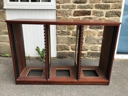 Studio Furniture - 3 x 19u Mahogany Finish Rack Unit