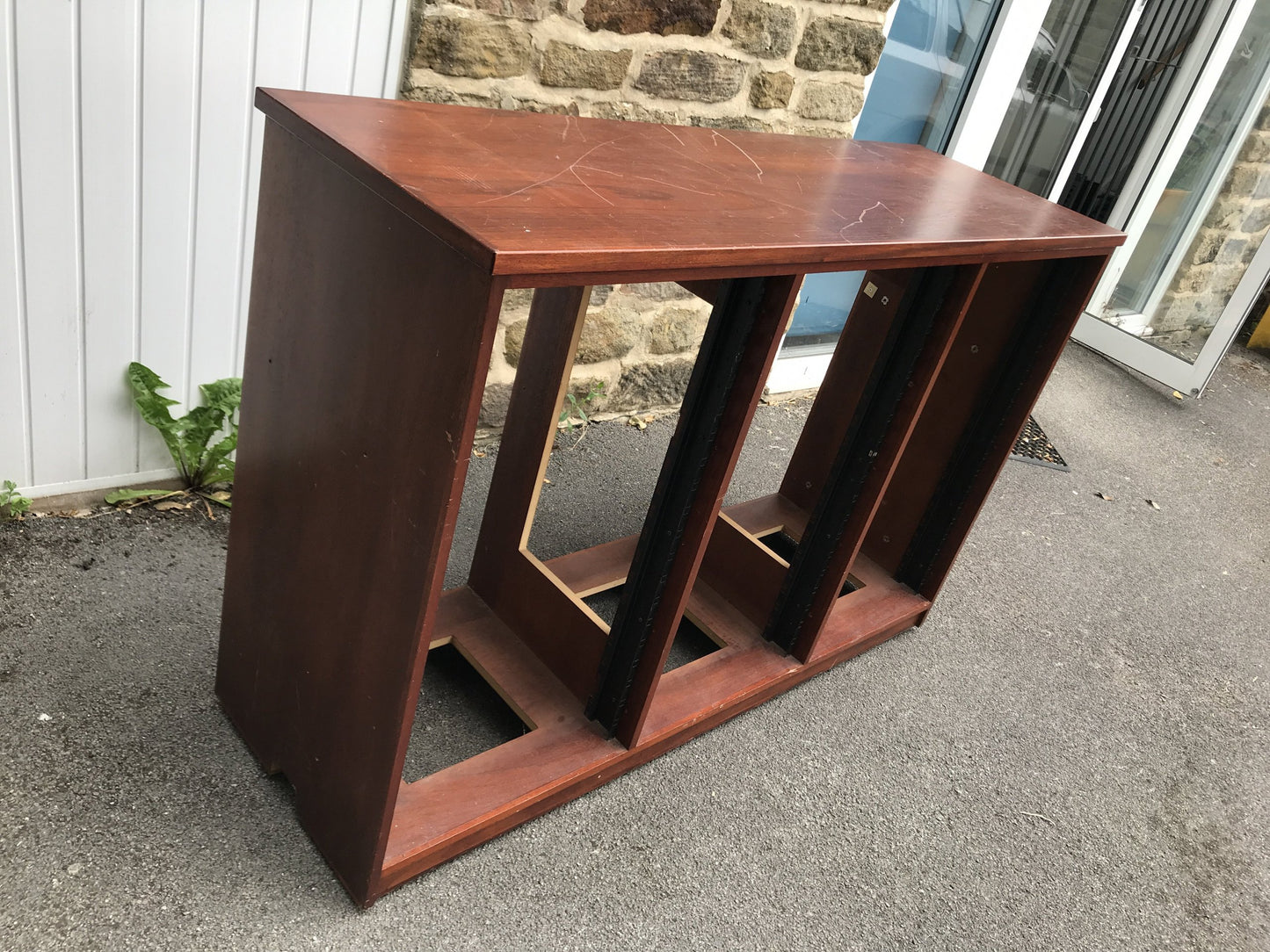 Studio Furniture - 3 x 19u Mahogany Finish Rack Unit