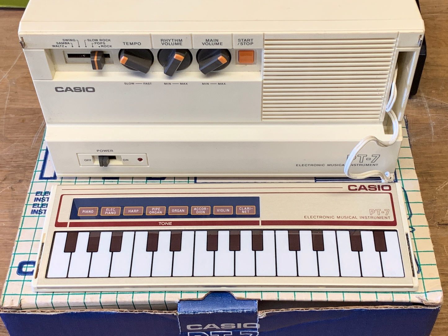 Casio PT-7 Pocket Synthesizer (Boxed)