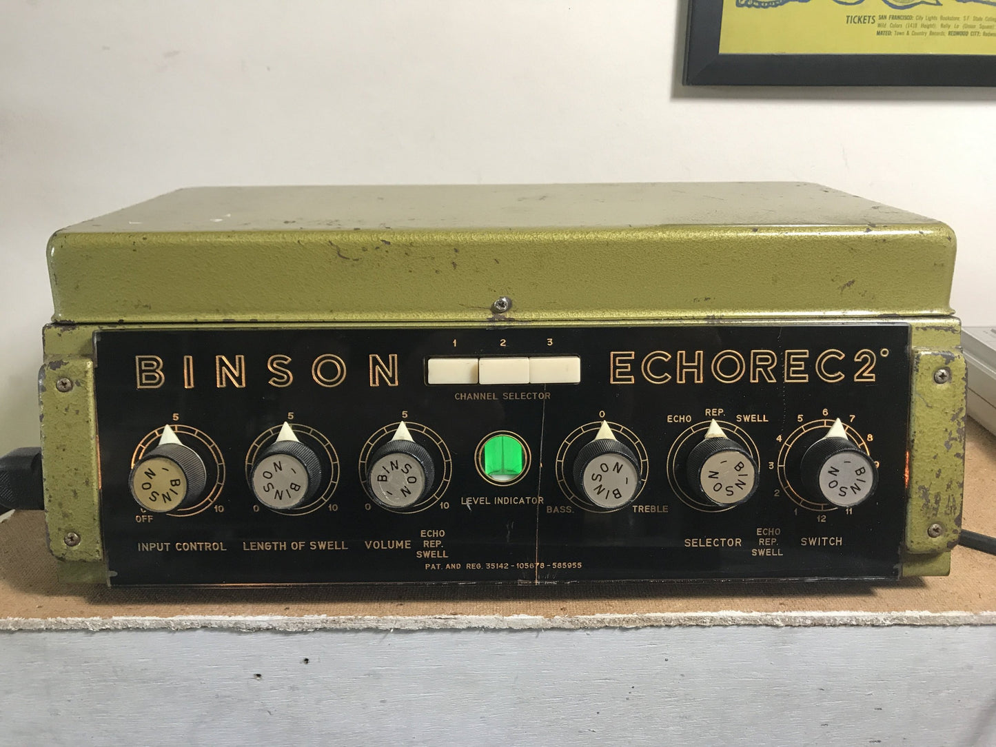 Binson Echorec 2Âº T7E Super Slow Varispeed