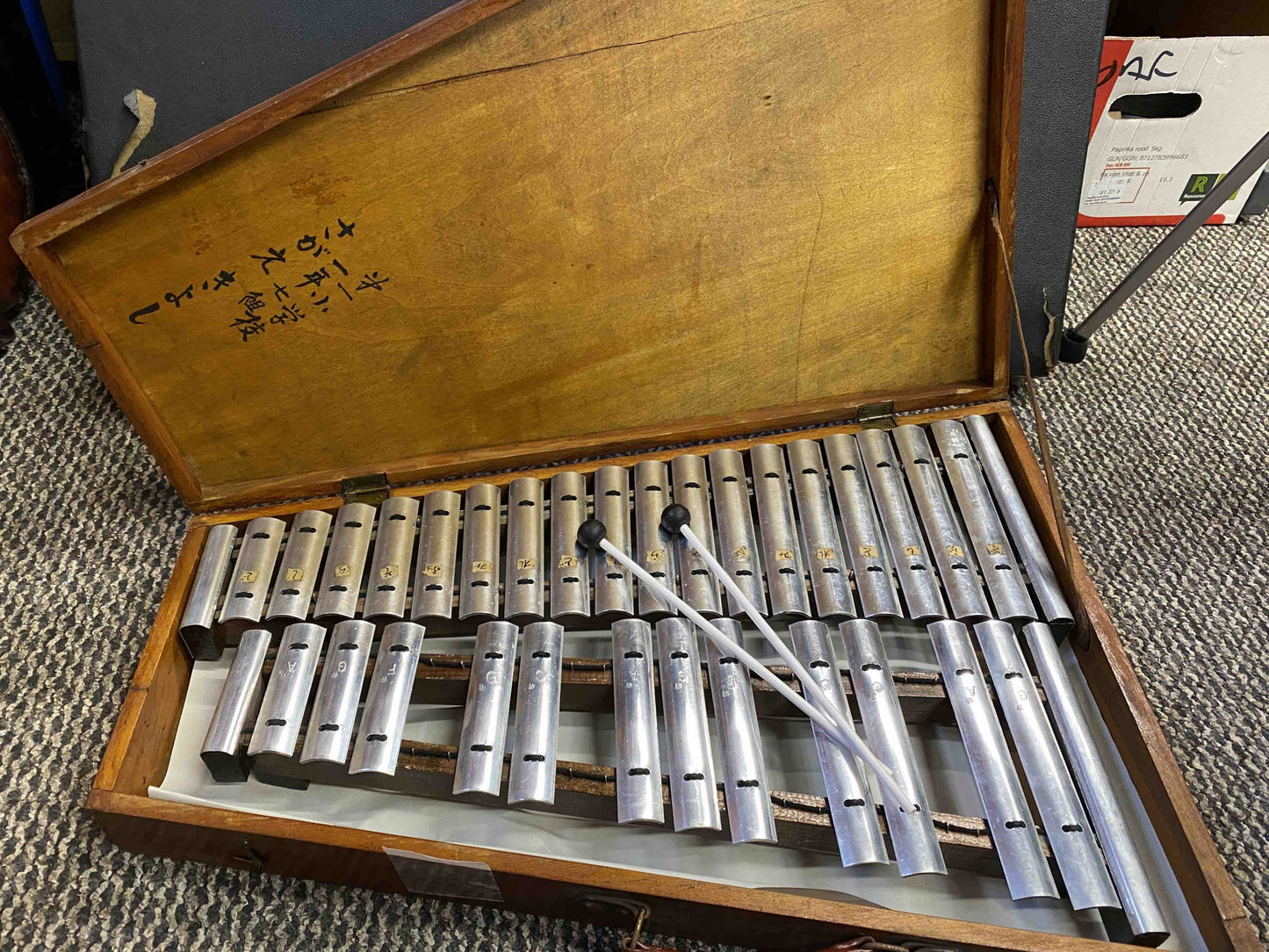 Toy Store: Wooden Cased Vintage Glockenspiel (Xylophone)