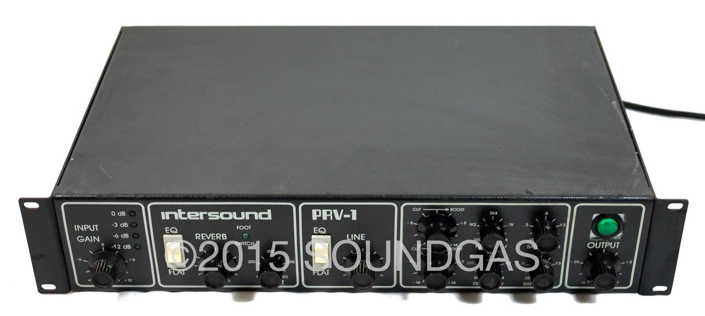 INTERSOUND PRV-1 spring reverb + eq & pre-amp FOR SALE – Soundgas