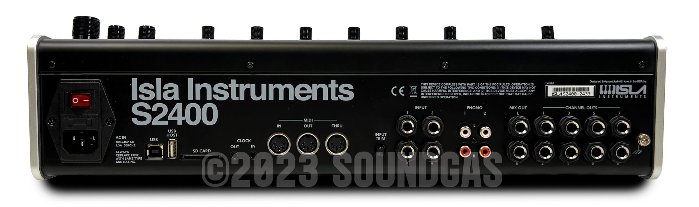 Isla Instruments S2400 FOR SALE – Soundgas