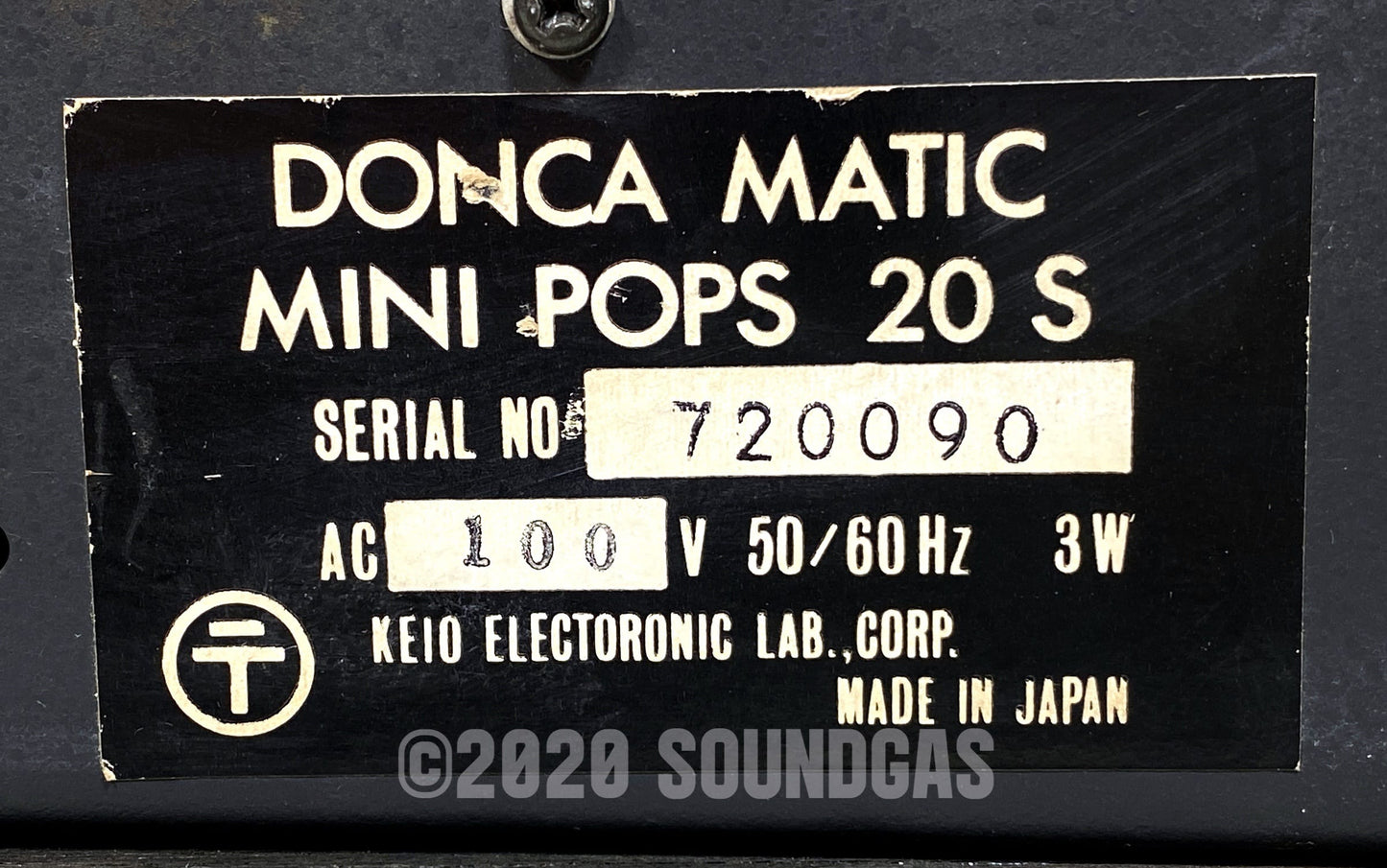 Keio (Korg) Donca Matic Mini Pops 20S