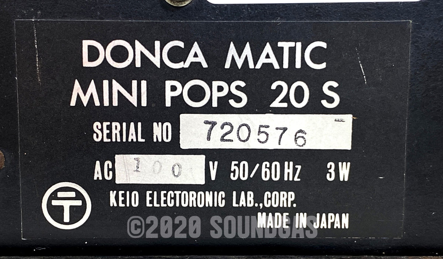 Keio (Korg) Donca Matic Mini Pops 20S